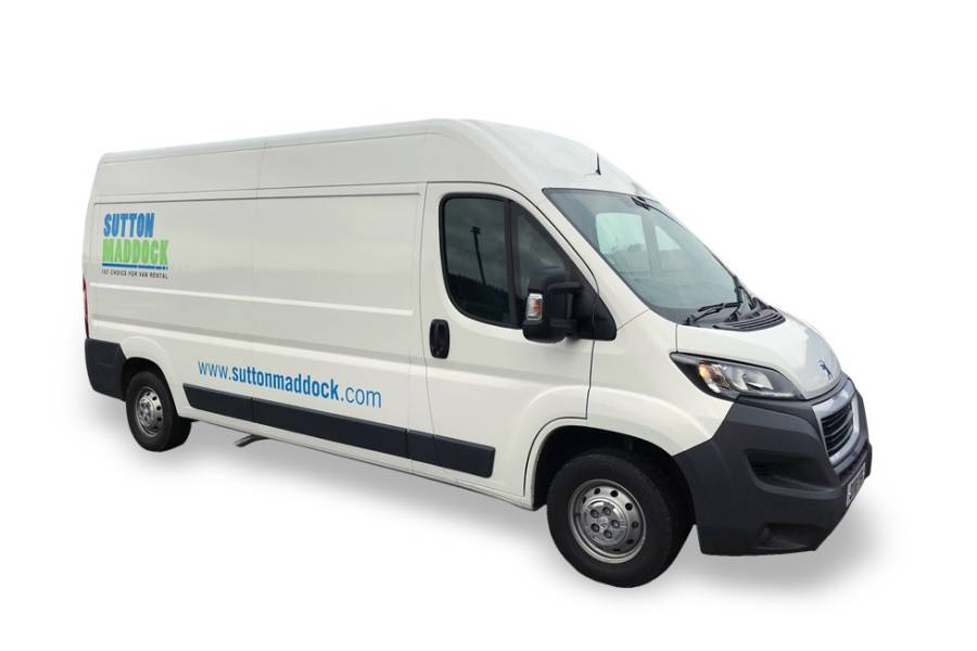 Peugeot Boxer for hire from Sutton Maddock